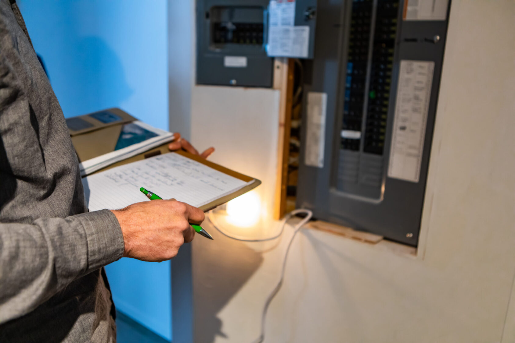 Analyzing an electrical panel in a Port Moody home