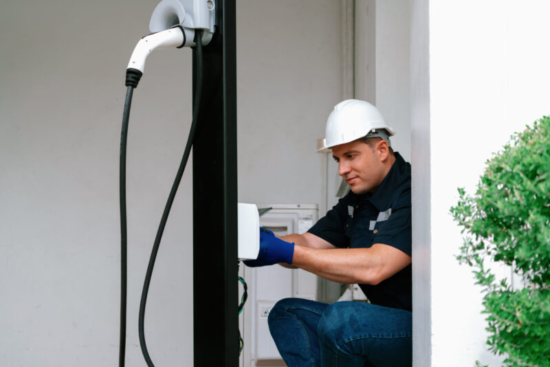 maintenance service for electric vehicle's charging station