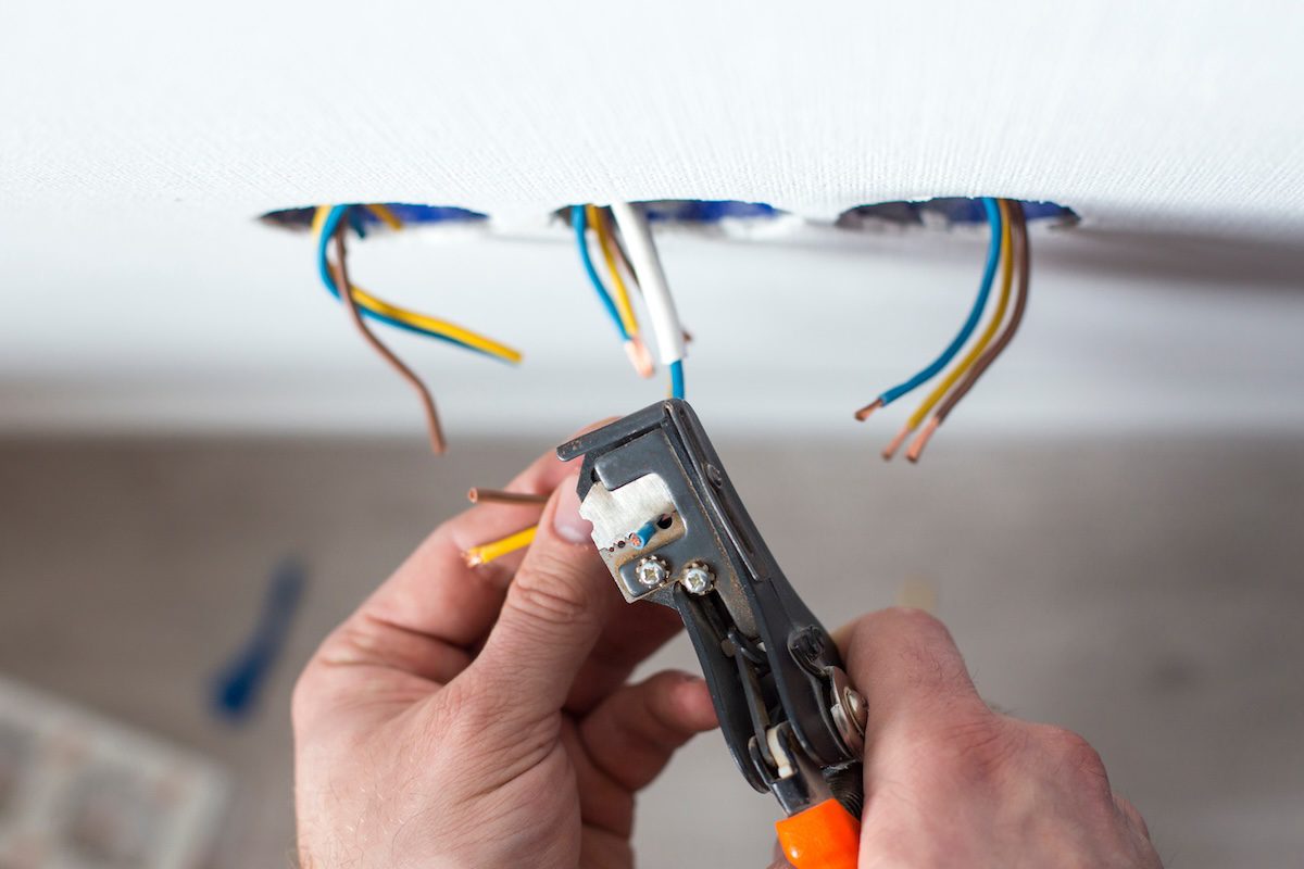 Electrical maintenance in a Coquitlam home